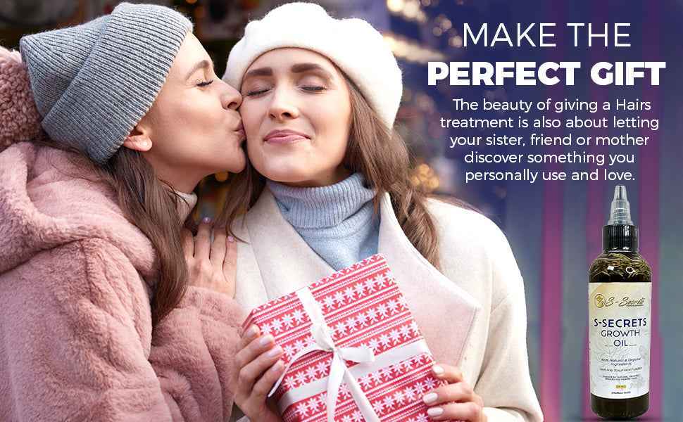 S-Secrets Scalp Stimulator Hair Growth Oil 2oz - Herbal Biotin & Essential Oils for All Hair Types