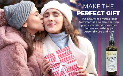 S-Secrets Scalp Stimulator Hair Growth Oil 2oz - Herbal Biotin & Essential Oils for All Hair Types