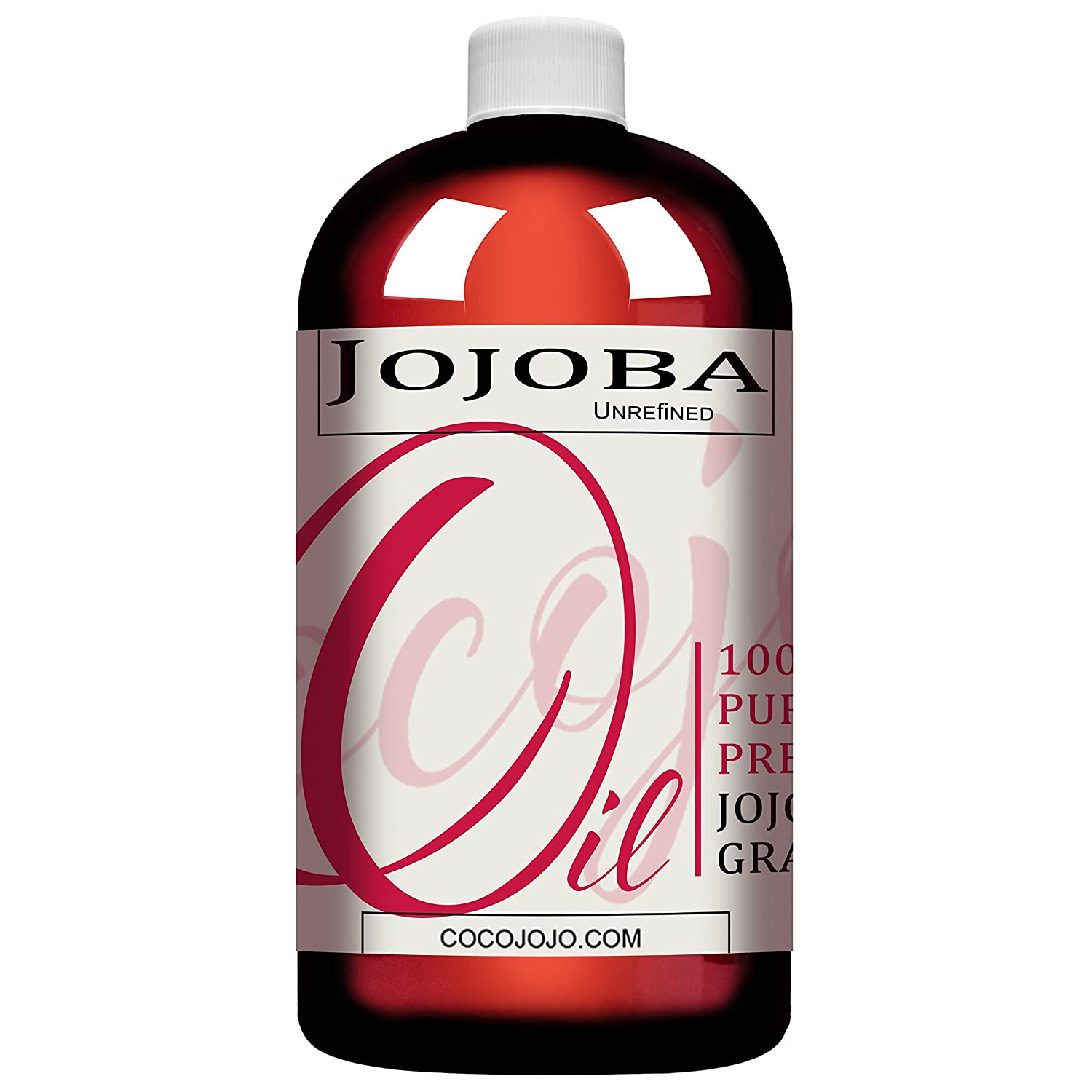 JOJOBA OIL Cold Pressed Unrefined 100% Pure Natural 32 Oz Jojoba Oil Carrier for image 1