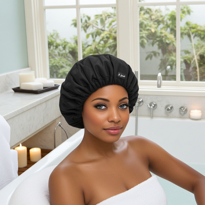 S-Secrets Flaxseed Deep Conditioning Heat Cap for Moisture, Elasticity, and Healthy Hair Growth – Cordless and Microwave-Ready Spa Cap