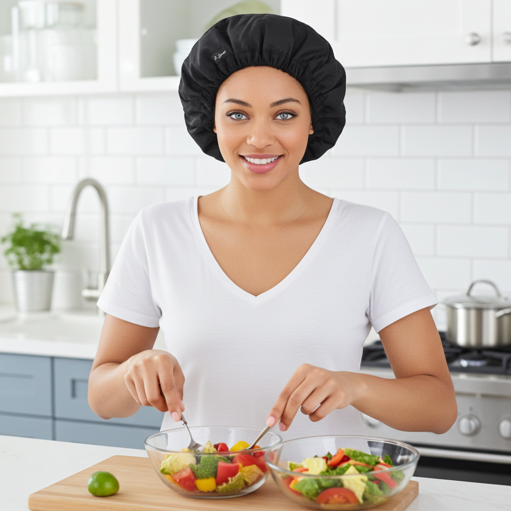 S-Secrets Flaxseed Deep Conditioning Heat Cap for Moisture, Elasticity, and Healthy Hair Growth – Cordless and Microwave-Ready Spa Cap