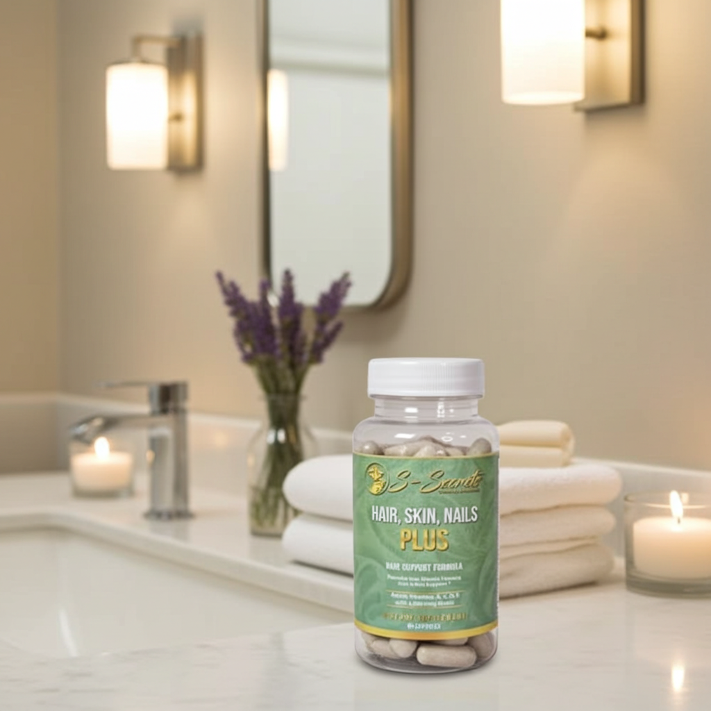 Biotin for Hair Skin Nails - Extra Strength 5000mcg Supplement with Vitamins A, C, D, E & Zinc