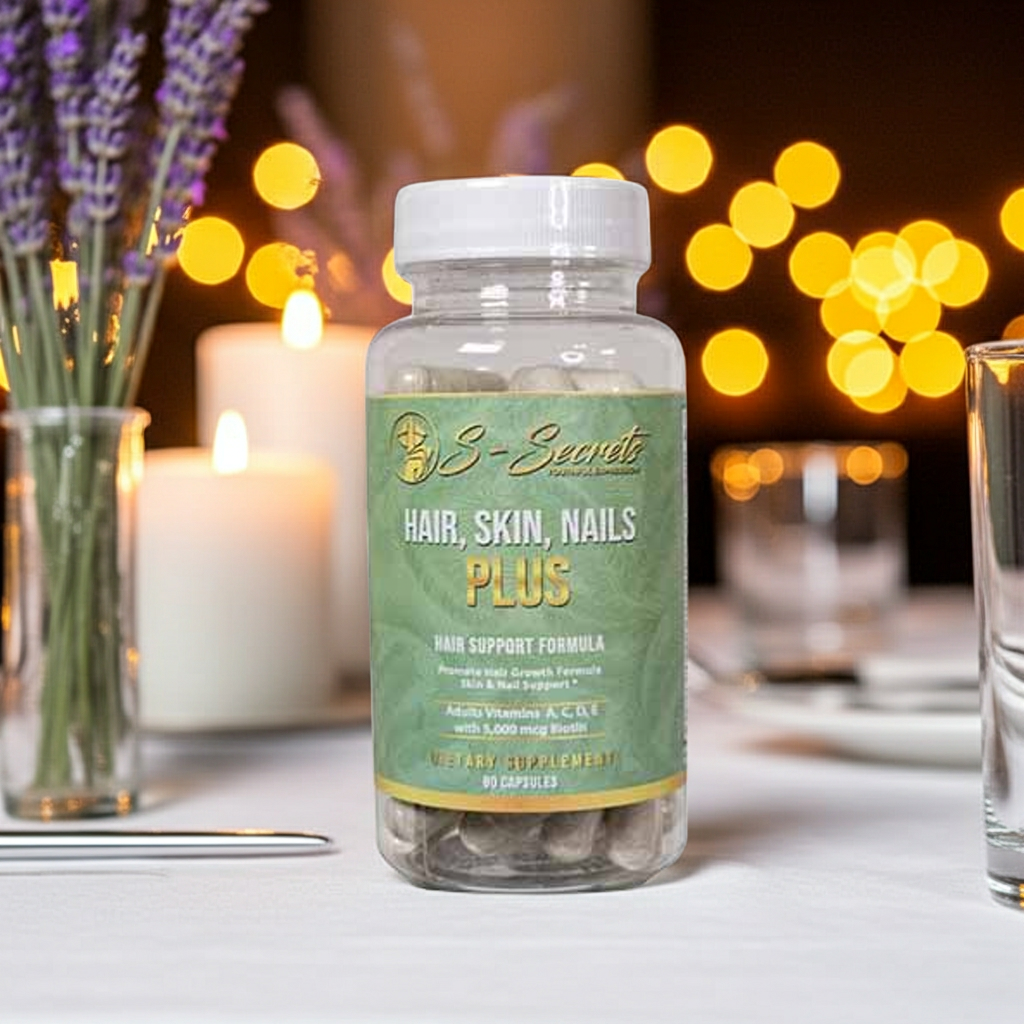 Biotin for Hair Skin Nails - Extra Strength 5000mcg Supplement with Vitamins A, C, D, E & Zinc