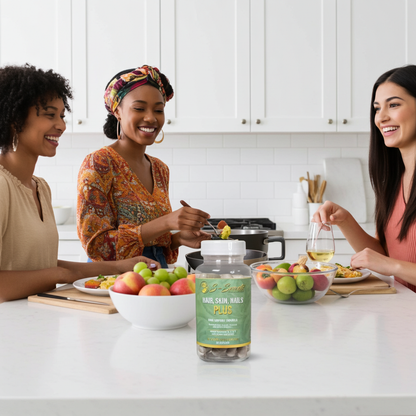 Biotin for Hair Skin Nails - Extra Strength 5000mcg Supplement with Vitamins A, C, D, E & Zinc