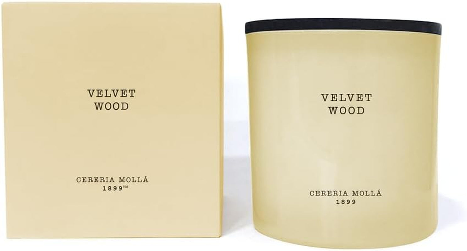 Cereria Molla Velvet Wood XL Scented Candle in Glass image 1