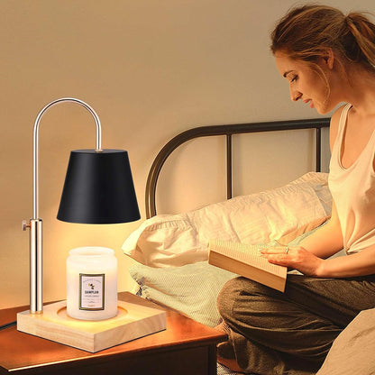 Candle Warmer Lamp with Timer & 2 Bulbs, Electric Candle Lamp Warming for Jar Ca image 5